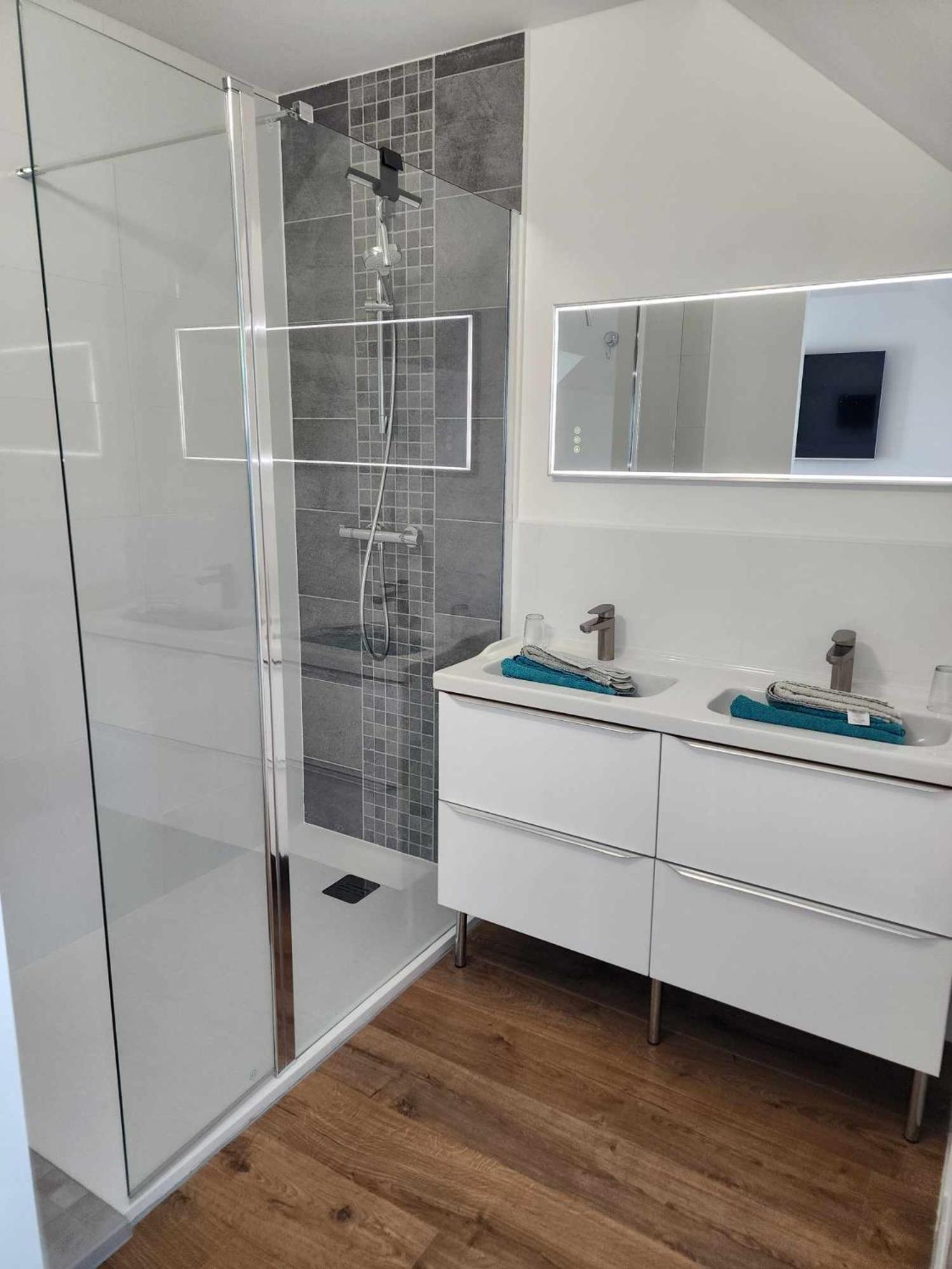Chambre, Salle De Bain, Toilette, Salon Privatif Sainte-Marie-du-Mont  Exteriör bild